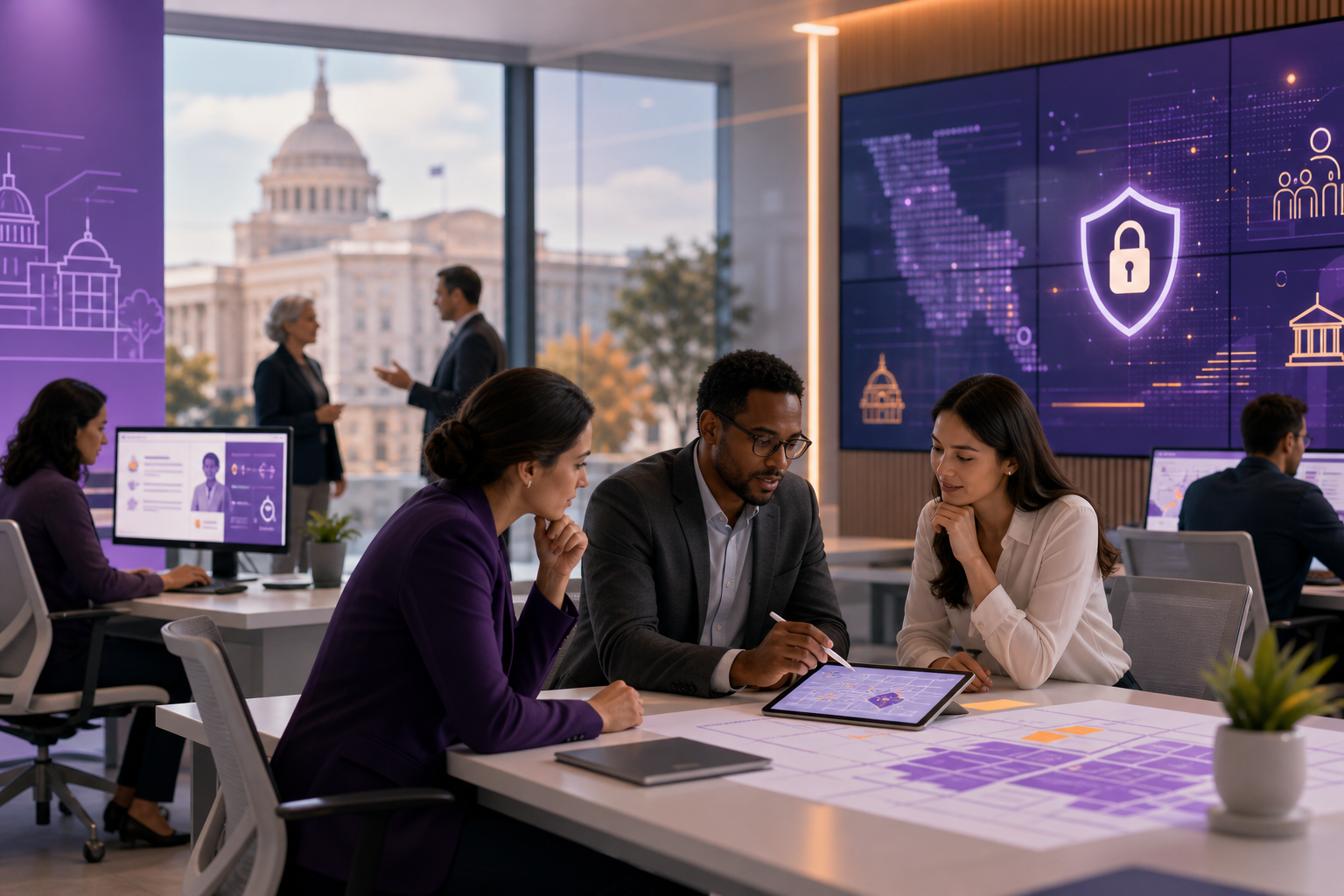 Public sector digital transformation and secure services