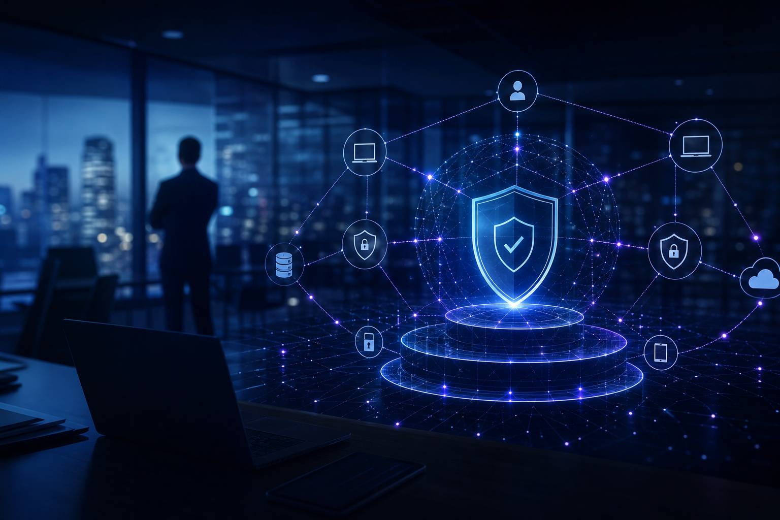 Zero trust architecture network security visualization