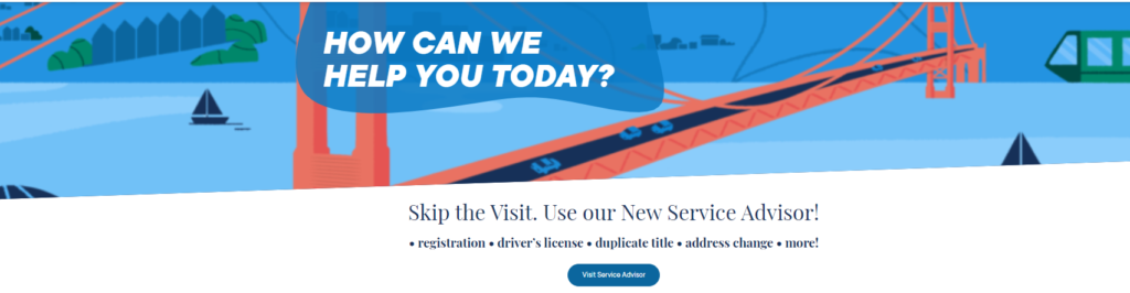 DMV access management and LDAP authentication diagram